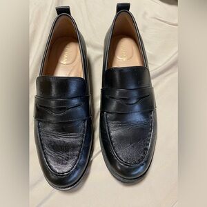 Cole Haan Women's Black Leather Loafers